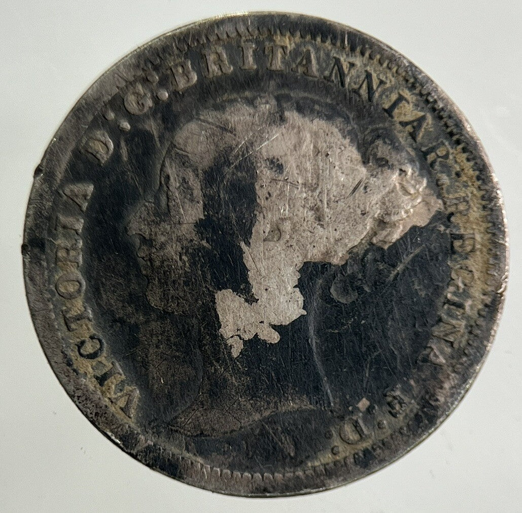1874 Victoria Threepence Silver Coin | Collectable Grade
