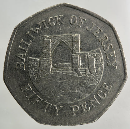 1997 Jersey 50p Fifty Pence Coin | Collectable Grade