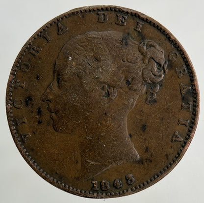 1843 Victoria Farthing Coin | Collectable Grade
