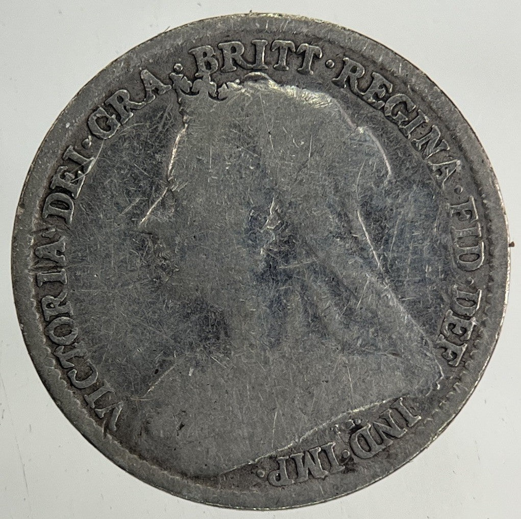 1895 Victoria Threepence Silver Coin | Collectable Grade