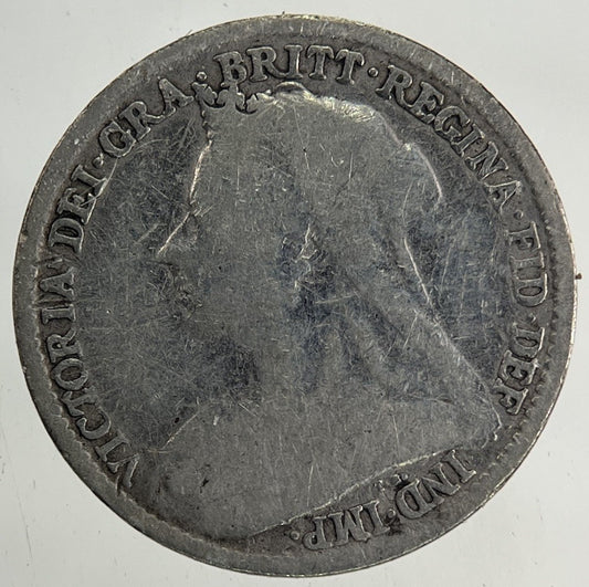 1895 Victoria Threepence Silver Coin | Collectable Grade