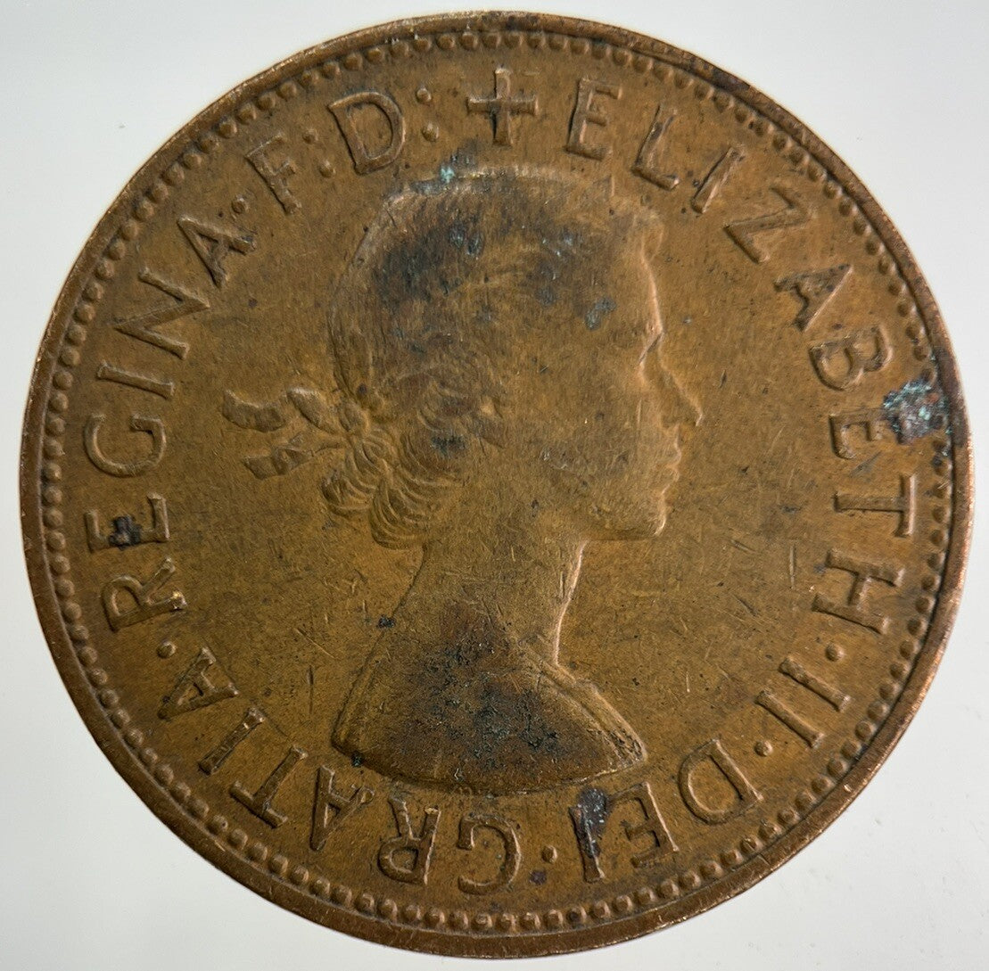 1962 Elizabeth II 2nd One Penny Coin | Fine Collectable Grade