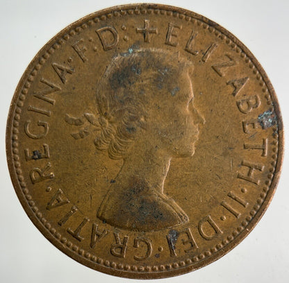 1962 Elizabeth II 2nd One Penny Coin | Fine Collectable Grade