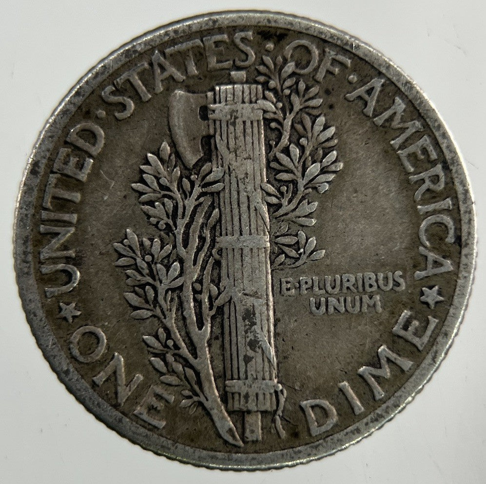 1938 US USA Mercury Dime Silver Coin | Fine Collectable Grade