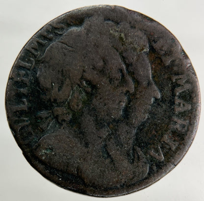 1694 William III 3rd & Mary Farthing Coin | Collectable Grade