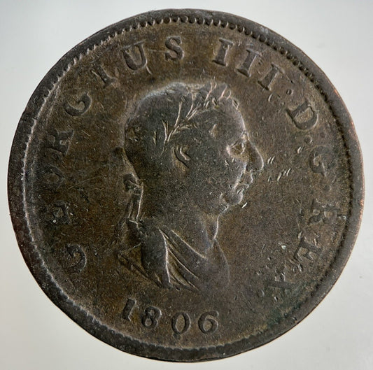 1806 George III 3rd Half - Penny Coin | Collectable Grade