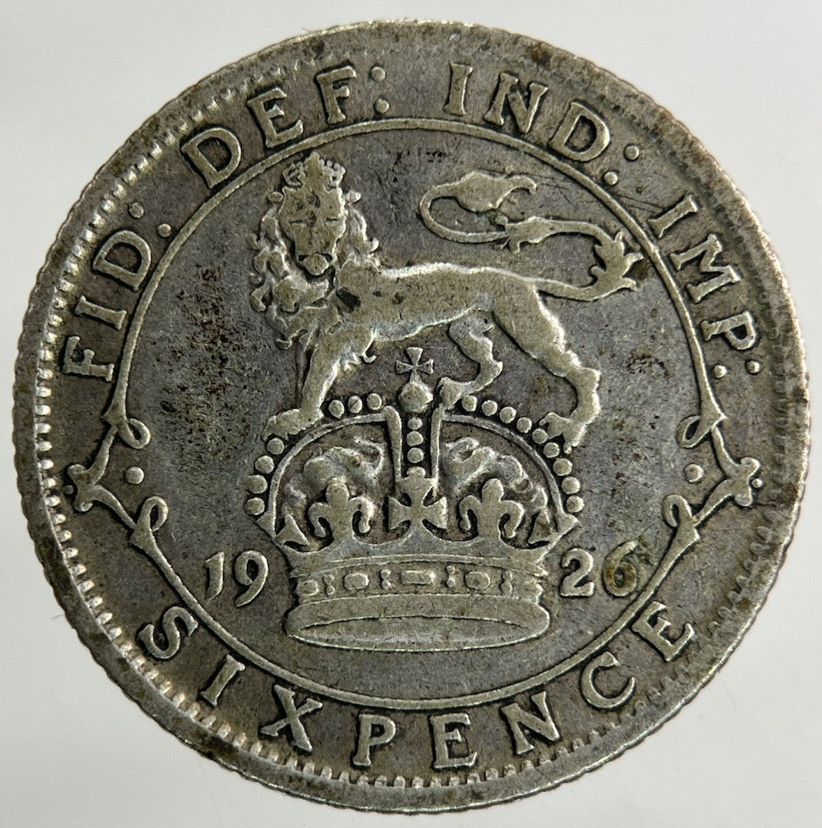 1926 George V Sixpence Silver Coin | Collectable Grade