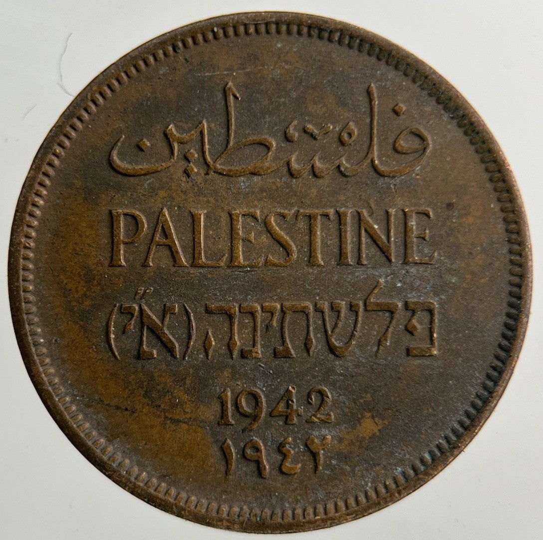 1942 Palestine 1 One Mil Coin | Fine Collectable Grade