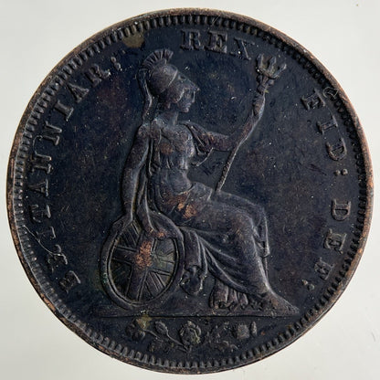 1828 George IV Farthing Coin | Fine Collectable Grade