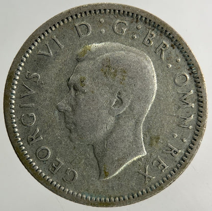 1943 George VI Sixpence Silver Coin | Fine Collectable Grade