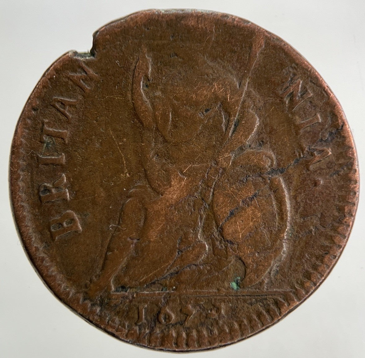 1674 Charles II 2nd Farthing Coin | Fine Collectable Grade