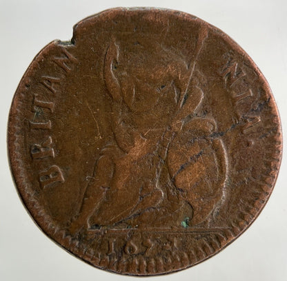 1674 Charles II 2nd Farthing Coin | Fine Collectable Grade
