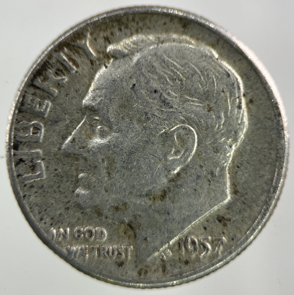 1957 US USA Roosevelt Dime Silver Coin | Collectable Grade