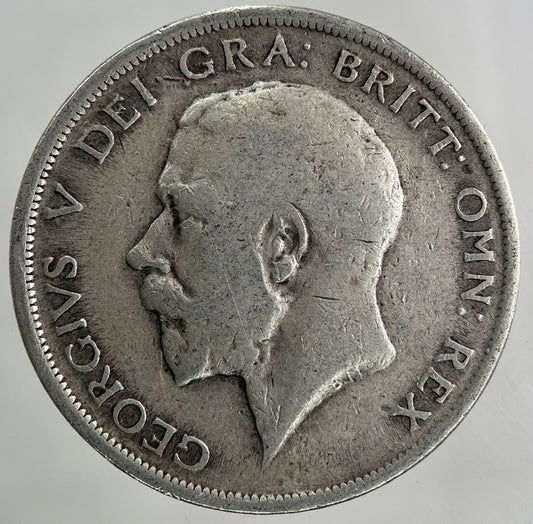 1918 George V Half - Crown Silver Coin | Fine Collectable Grade