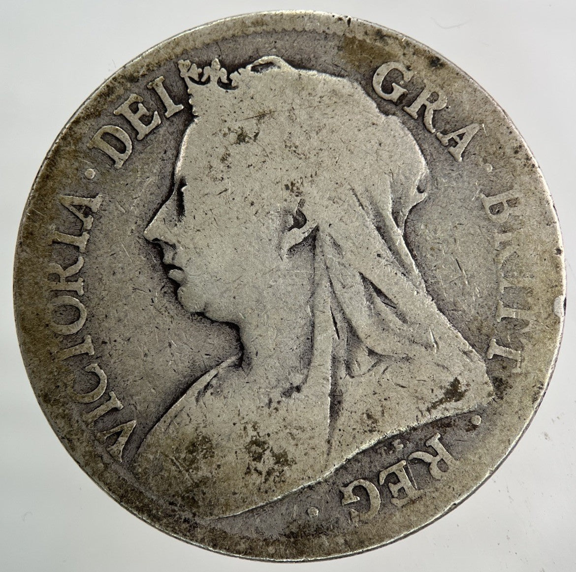 1898 Victoria Half - Crown Silver Coin | Collectable Grade