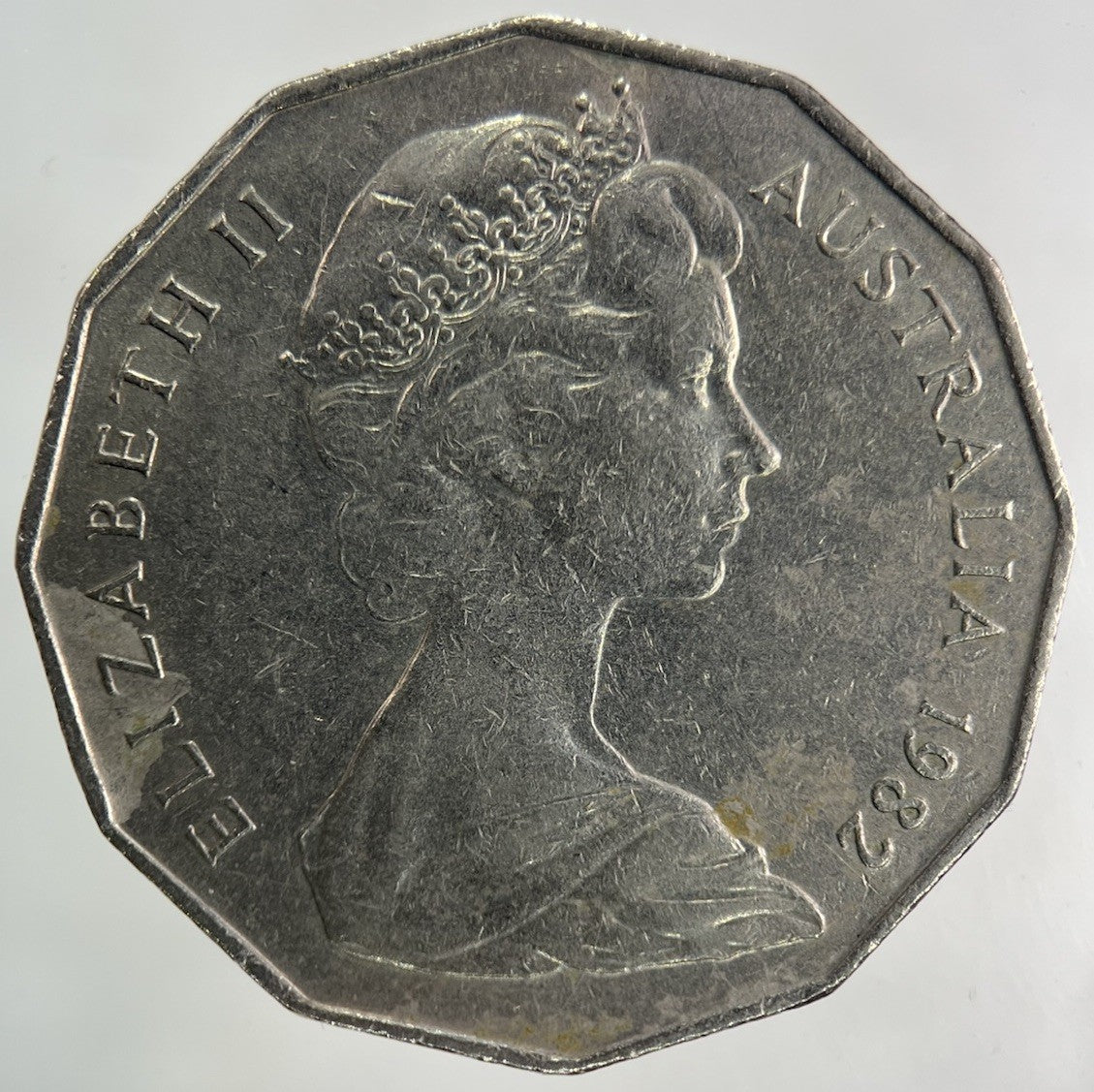 1982 Australia Commonwealth Games 50 Cents Coin | Fine Collectable Grade