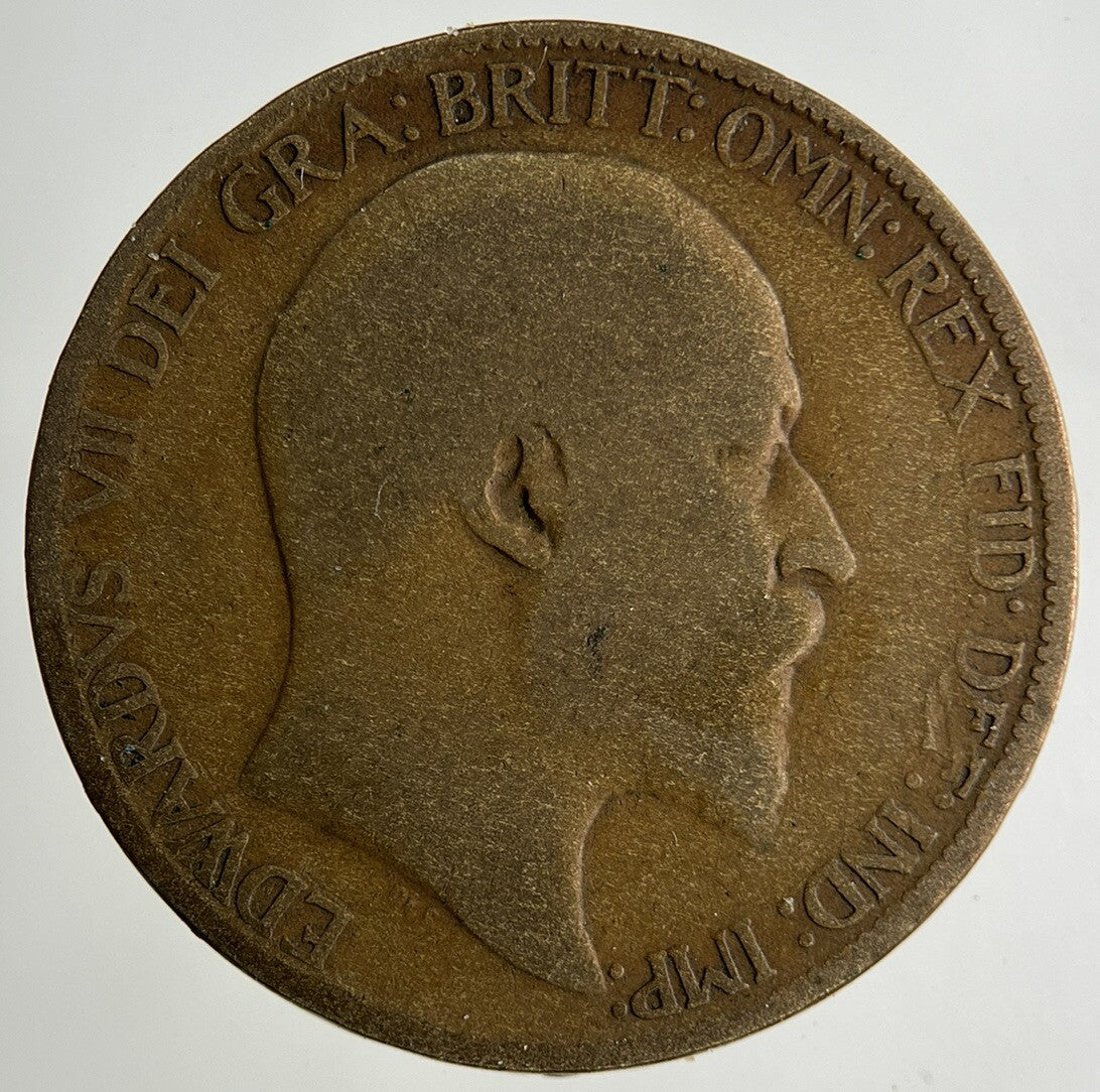 1908 Edward VII Half - Penny Coin | Collectable Grade