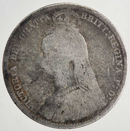 1891 Victoria Sixpence Silver Coin | Fair Grade | a9579