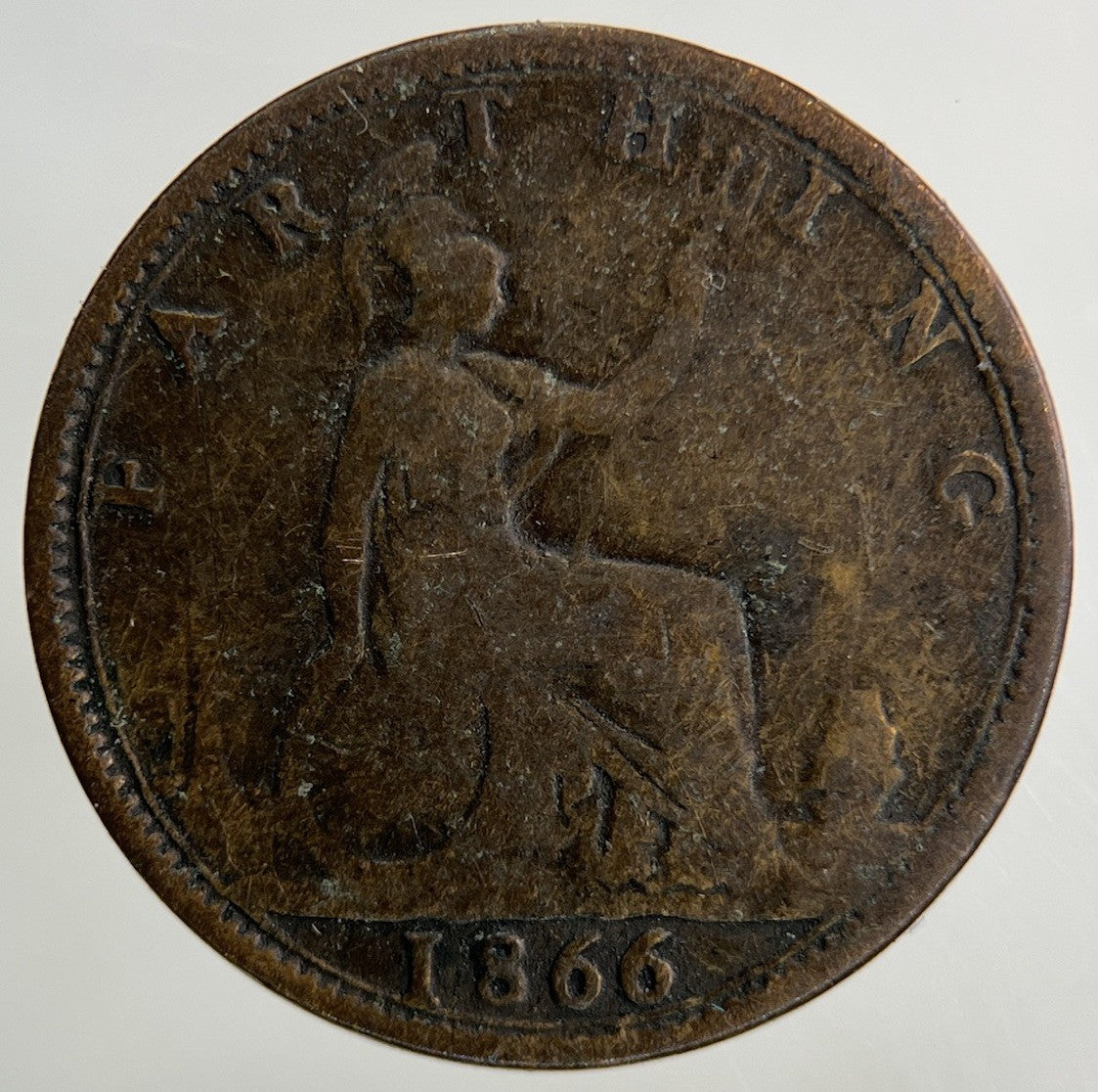1866 Victoria Farthing Coin | Collectable Grade
