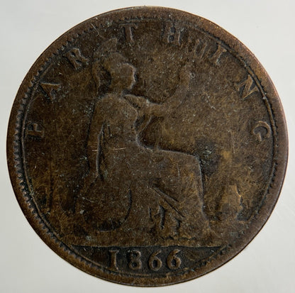 1866 Victoria Farthing Coin | Collectable Grade