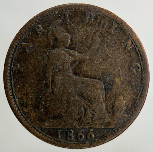 1866 Victoria Farthing Coin | Collectable Grade