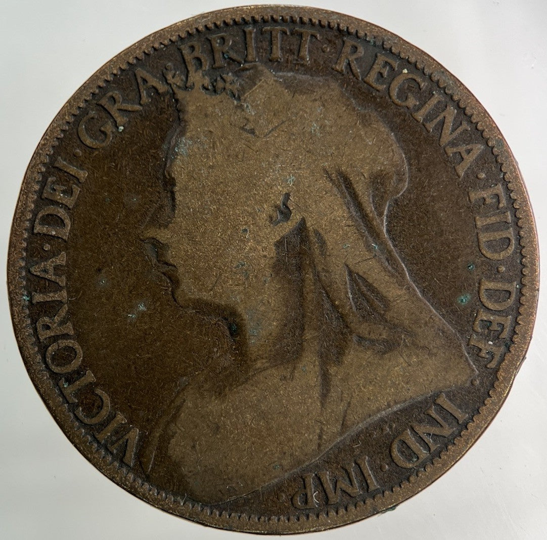 1896 Victoria One Penny Coin | Collectable Grade