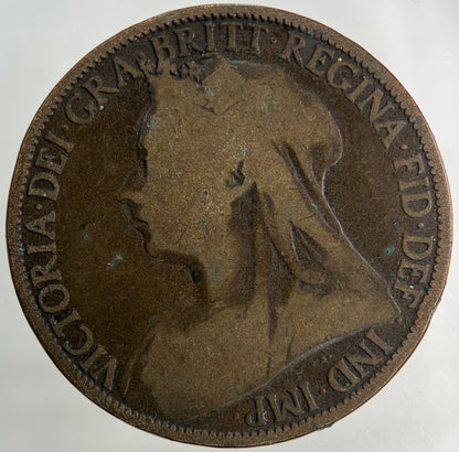 1896 Victoria One Penny Coin | Collectable Grade