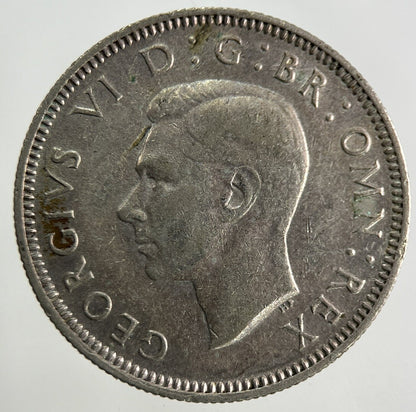 1942 George VI Shilling Silver Coin | Fine Collectable Grade