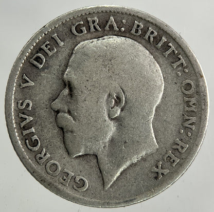 1916 George V Sixpence Silver Coin | Fine Collectable Grade