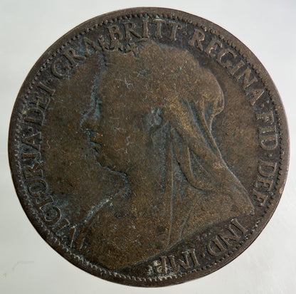 1901 Victoria One Penny Coin | Collectable Grade