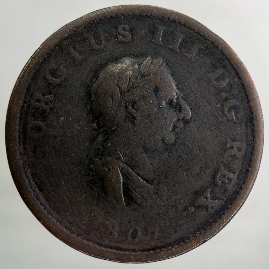 1807 George III 3rd Half - Penny Coin | Collectable Grade