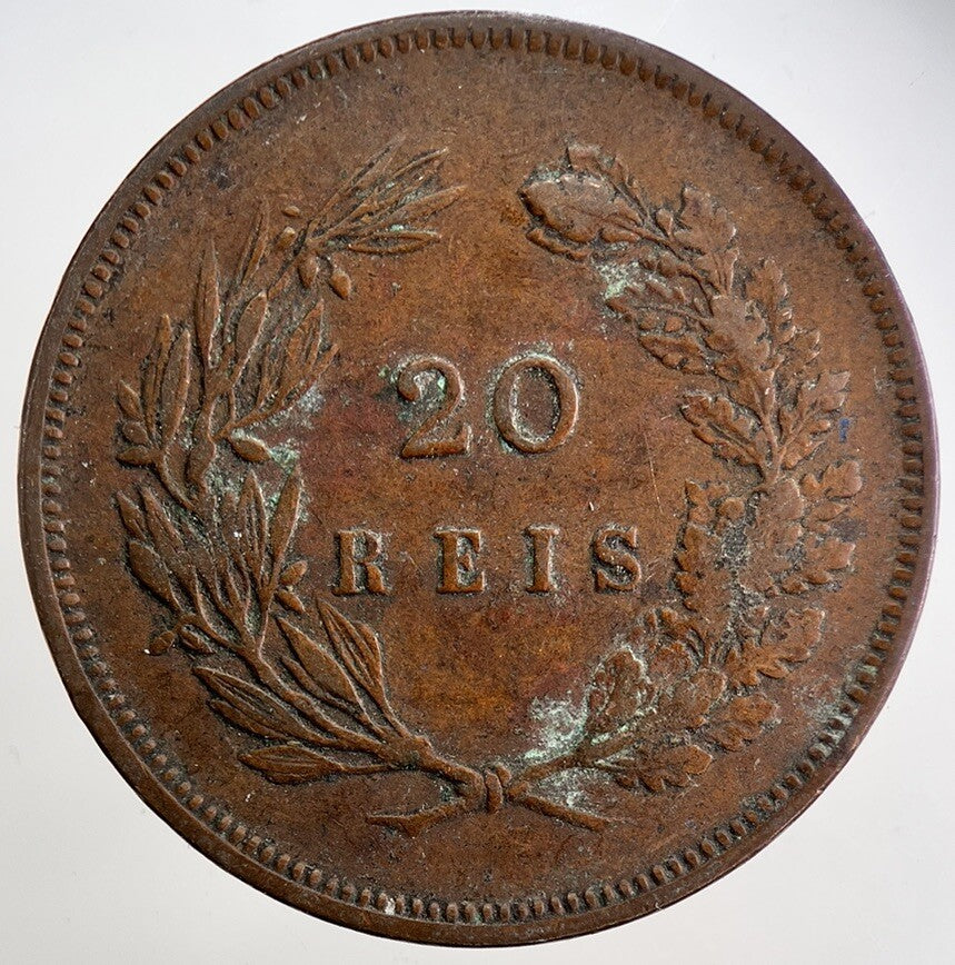 1891 Portugal 20 Reis Coin | Fine Collectable Grade | a5068