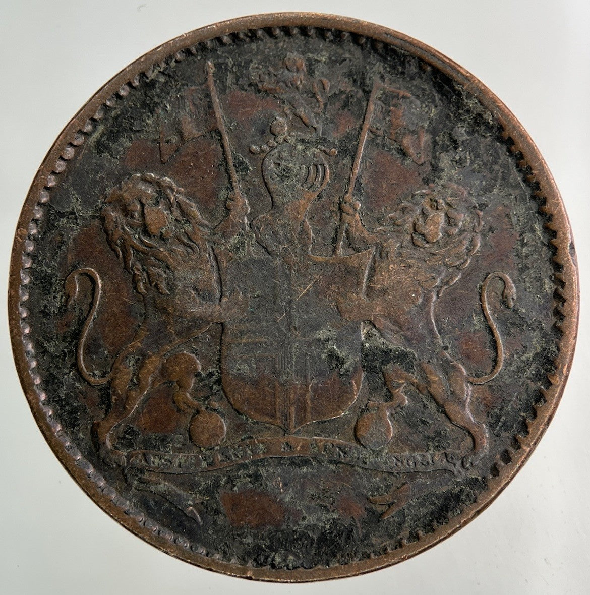 1821 St Helena Half - Penny Coin | Fine Collectable Grade