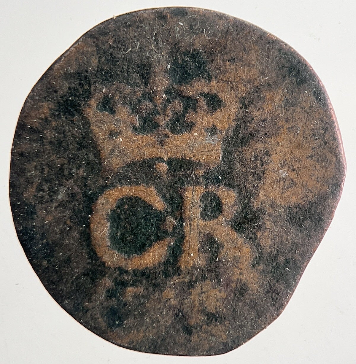 1642 - 50 Charles I Scotland Turner Two - Pence CR Coin | Collectable Grade | a9682