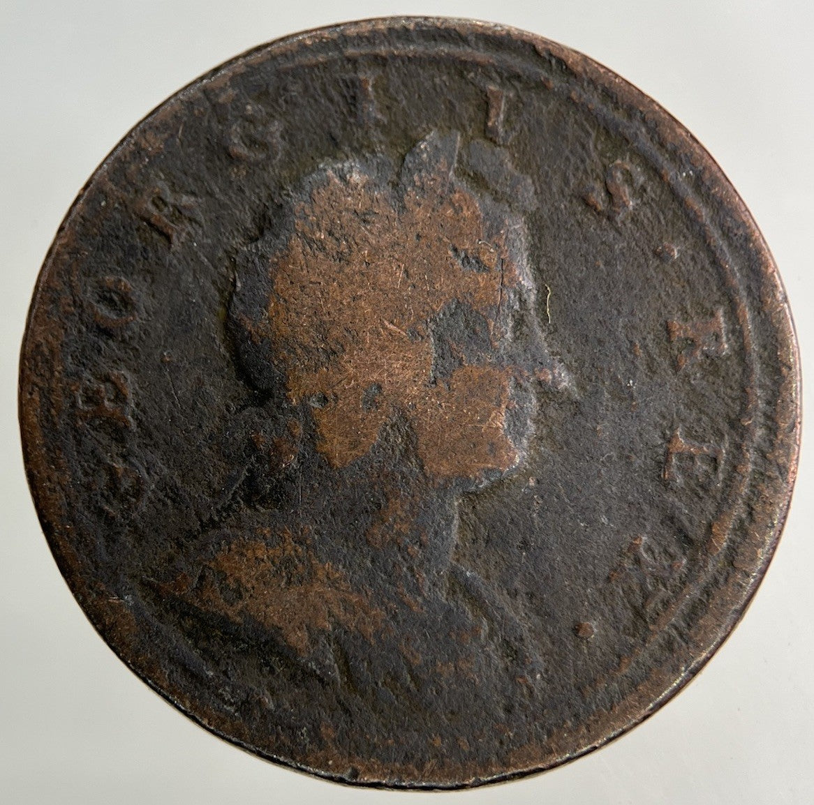 1721 George I 1st Half - Penny Coin | Collectable Grade