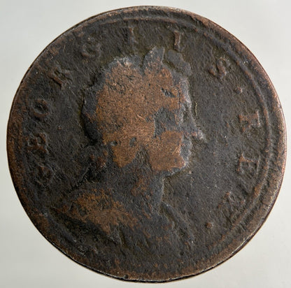 1721 George I 1st Half - Penny Coin | Collectable Grade