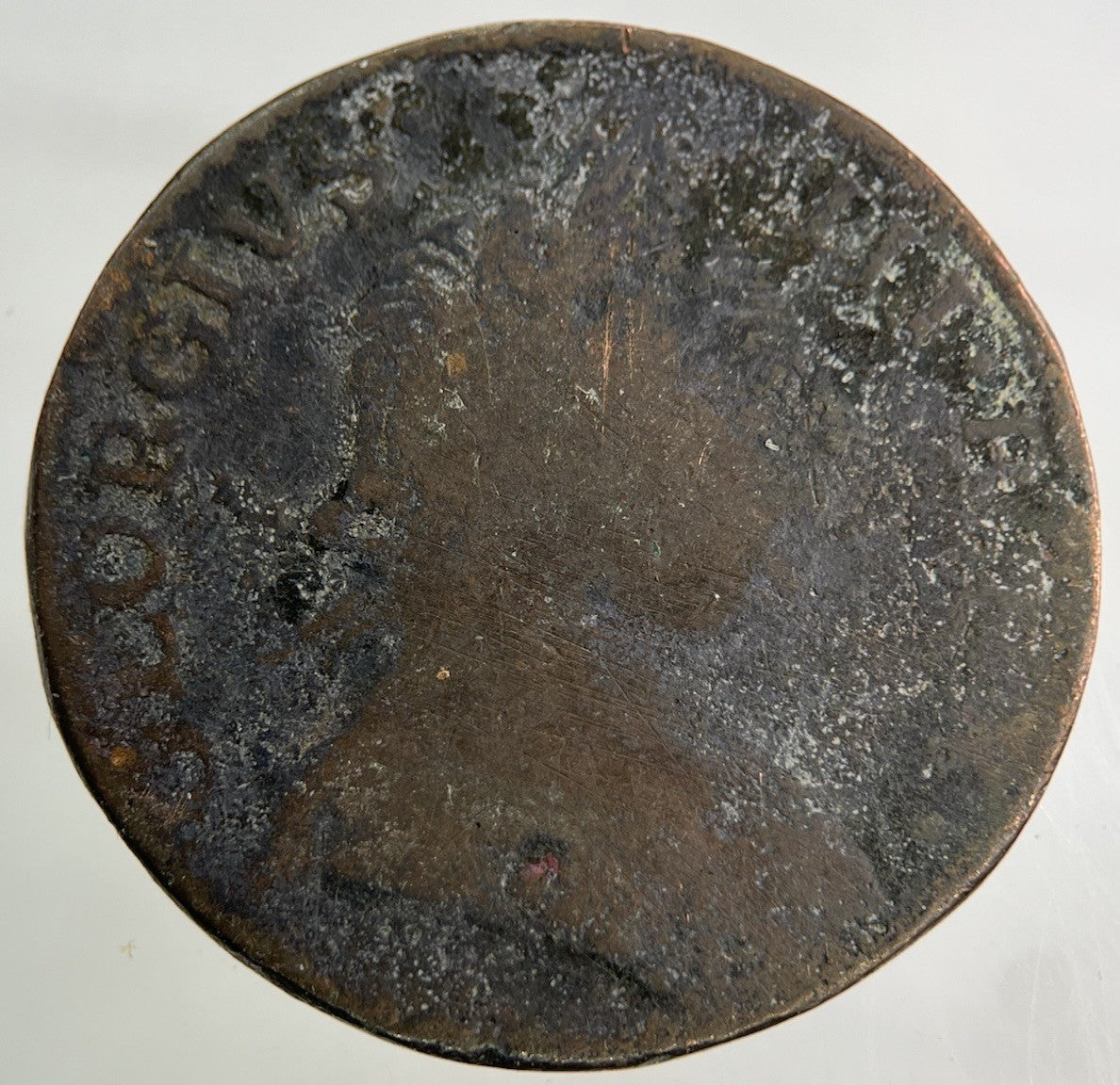 British George III 3rd Half - Penny Coin | Fair Grade