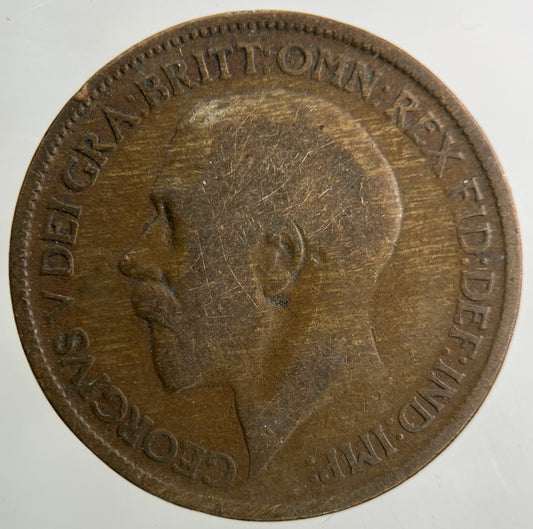 1920 George V Half - Penny Coin | Fair Grade