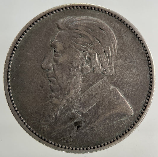 1894 South Africa One Shilling Silver Coin | Fine Collectable Grade