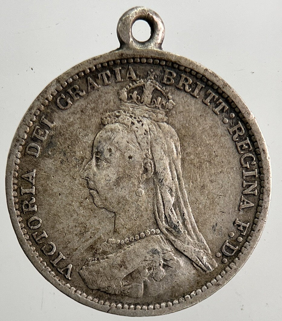 1887 Victoria Threepence Silver Coin | Fine Collectable Grade