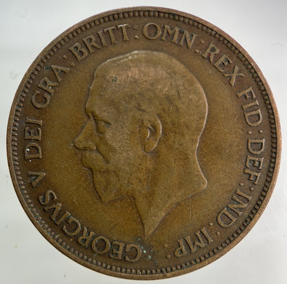 1930 George V One Penny Coin | Fine Collectable Grade