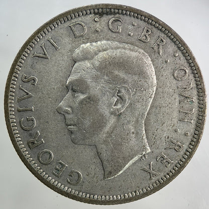 1940 George VI Half - Crown Silver Coin | Fine Collectable Grade