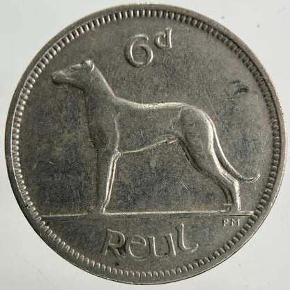 1928 Irish Sixpence Coin | Fine Collectable Grade
