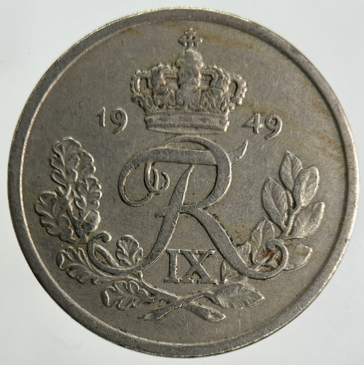1949 Denmark 25 Ore Coin | Fine Collectable Grade