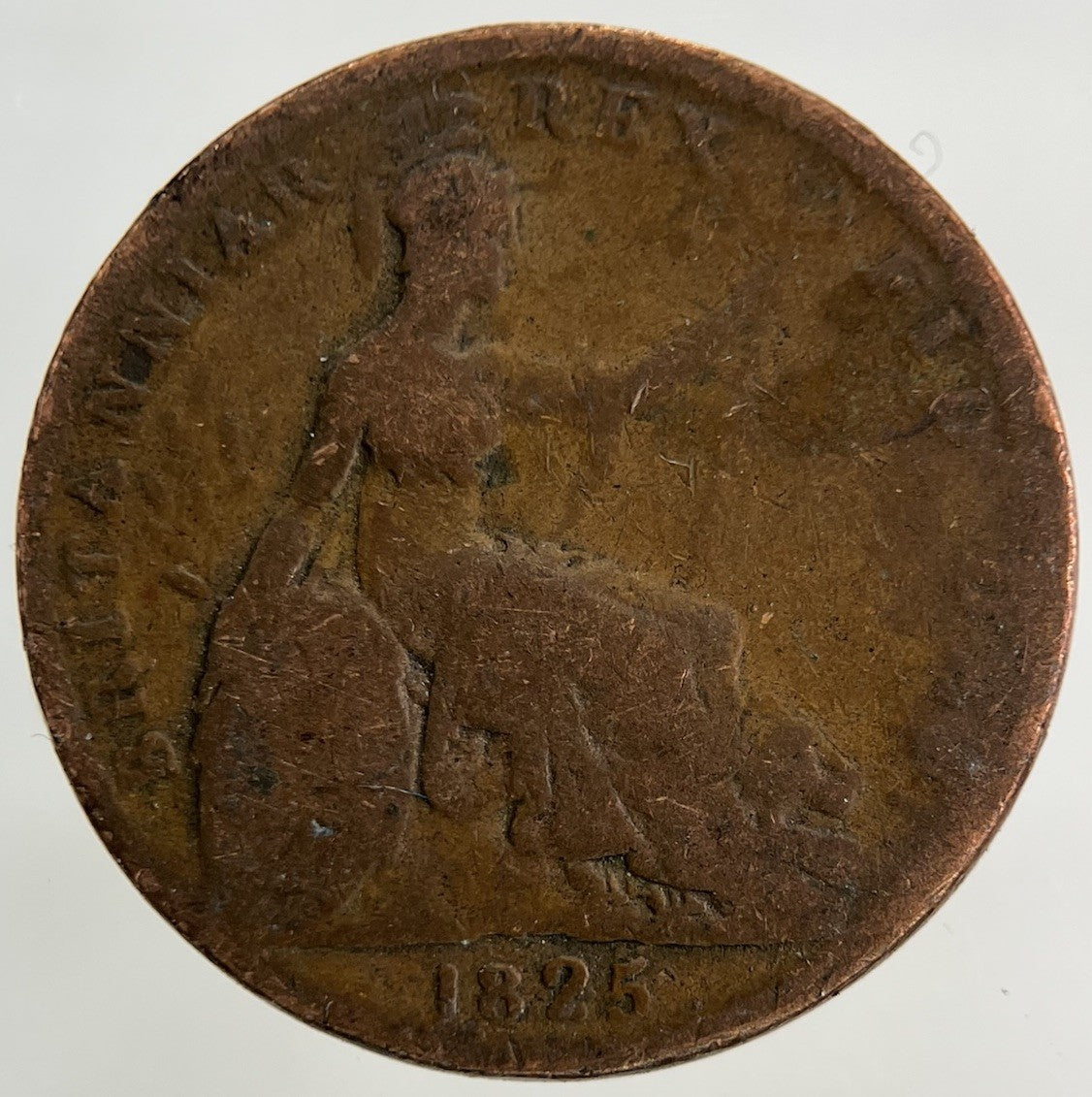 1825 George IV Farthing Coin | Fair Grade