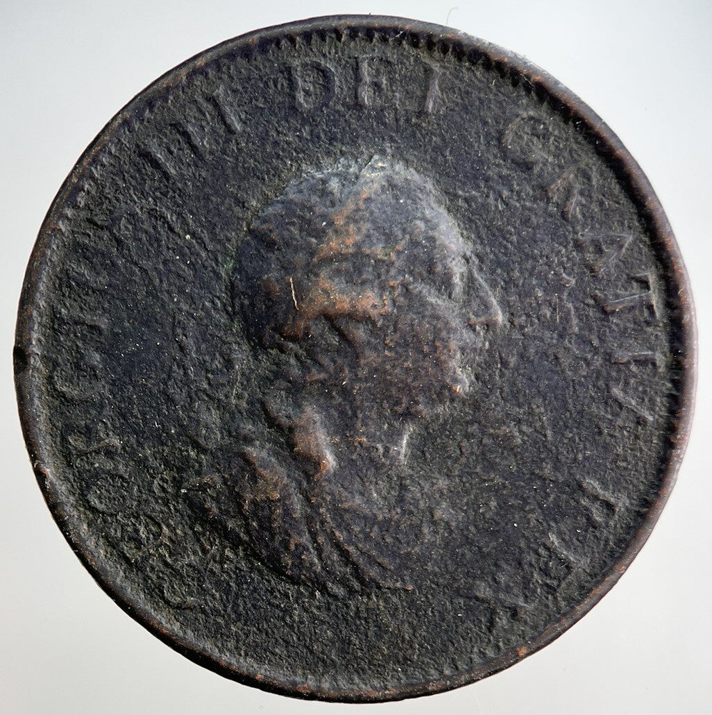 1799 George 3rd III Half - Penny British Coin | Collectable Grade | a3234
