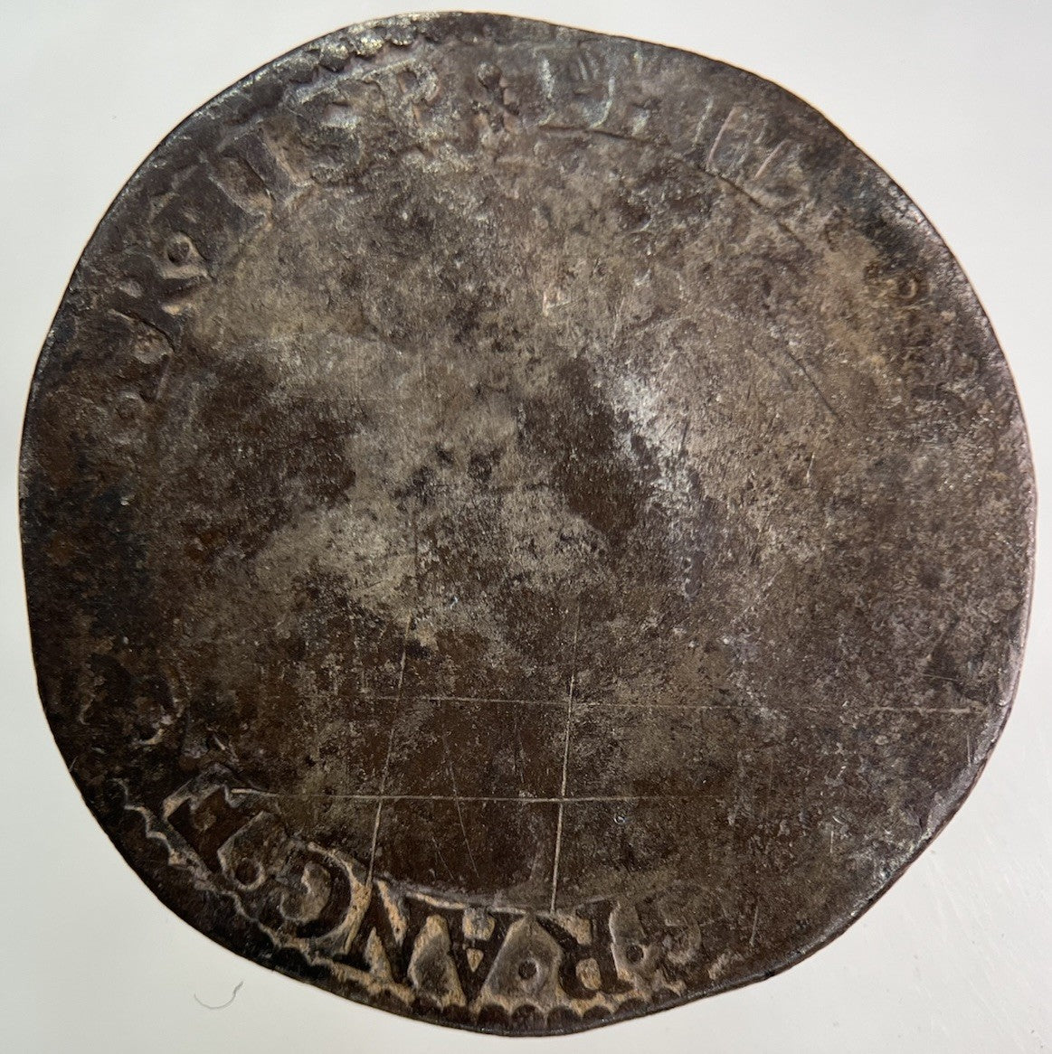 1554 Philip & Mary Shilling Hammered Silver Coin | Collectable Grade