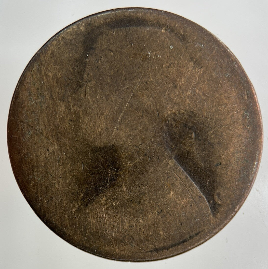 British Victoria One Penny Coin | Worn Grade