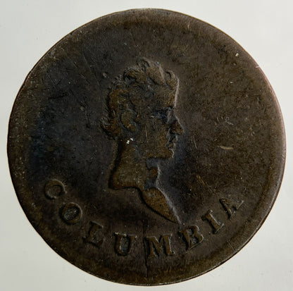 1820 - 1830 British Columbia Farthing Token Coin | Fine Collectable Grade