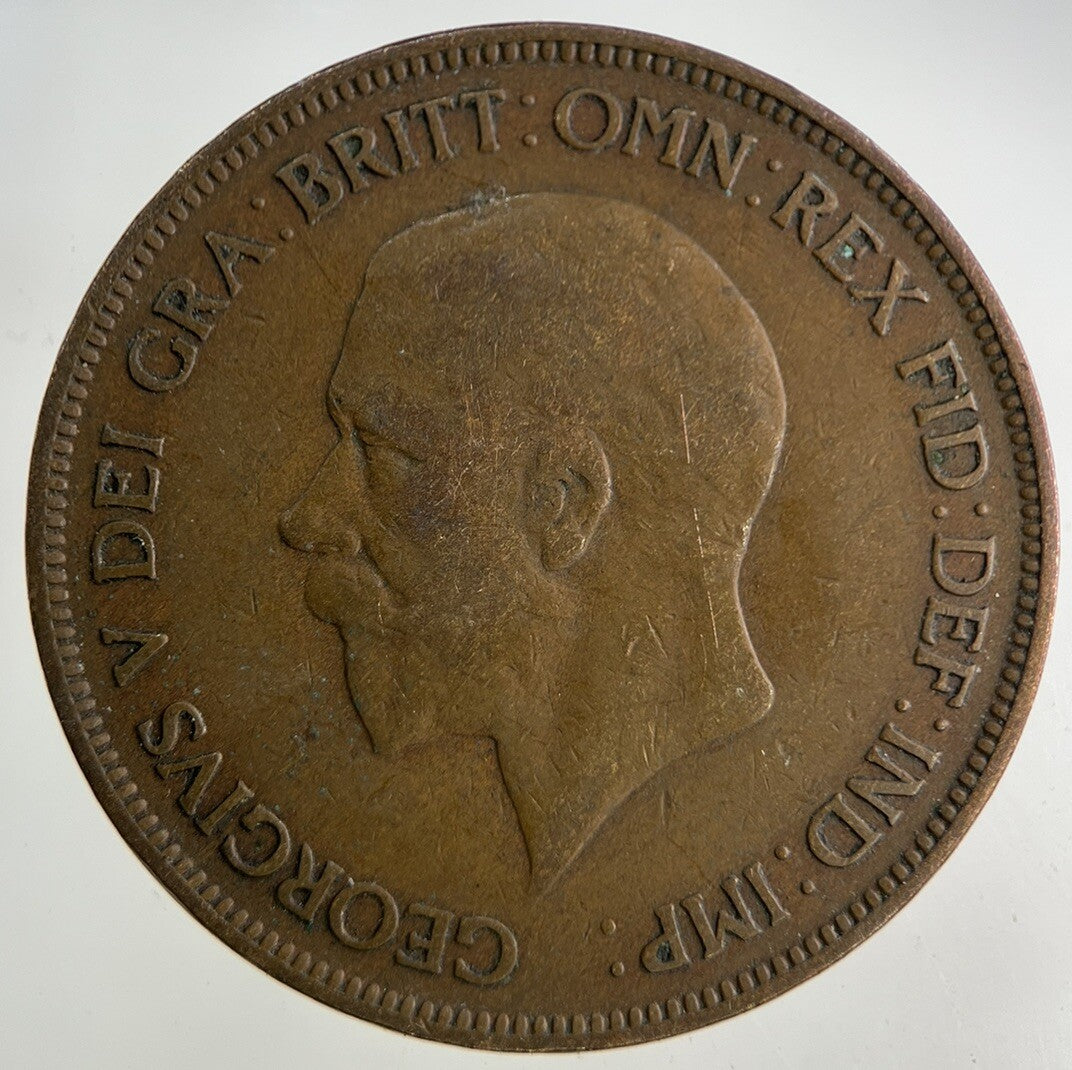 1930 George V One Penny Coin | Collectable Grade